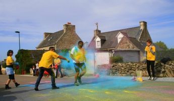 muco, roskolor, virade, roscoff, color run