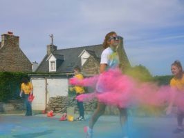 muco, roskolor, virade, roscoff, color run