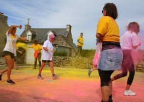 muco, roskolor, virade, roscoff, color run