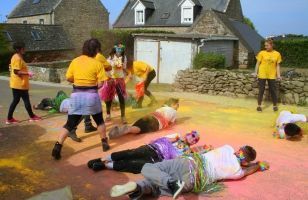 muco, roskolor, virade, roscoff, color run